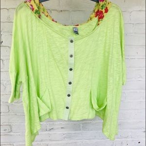 FREE PEOPLE Cropped Hoodie